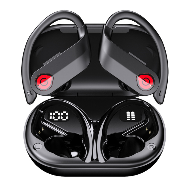 Best Seller TWS Business Deep Bass Stereo Sports Headphone Wireless Earphone Ear Hanging Blue Tooth Earbuds
