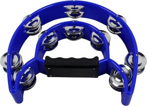 HUASHENG professionale fatto a mano doppio Cutaway tamburello strumenti percussionali bambini bambini studenti che giocano a giocattoli - Product Image 3