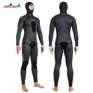 DIVE&SAIL Muta Subacquea e da Pesca Subacquea in Neoprene 3MM 5MM Camo, Due Pezzi, con Cappuccio, Unisex, Per Tutte le Stagioni - Vendita all'Ingrosso - Product Image 5