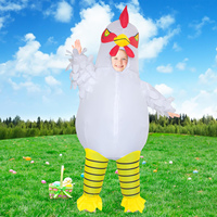 Costumes de poulet gonflables amusants pour Halloween, costume gonflable pour enfants, garçons et filles
