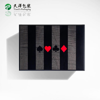Boîte de rangement en bois faite à la main de luxe, brillante, personnalisée, pour accessoires de vin, boîte multifonction, ensemble de vaisselle, ensemble de jetons de poker