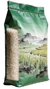 Bolsas Tejidas de Polipropileno de 20kg, 25kg, 50kg con Ventana, Personalizadas con Impresión a Color para <span class=keywords><strong>Arroz</strong></span> - Product Image 2