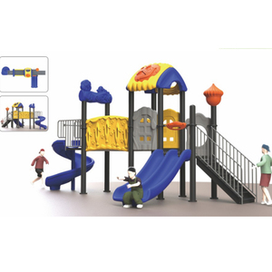 Aire de jeux d'<span class=keywords><strong>aventure</strong></span> pour enfants avec toboggan en forme de cockpit d'avion et grimpeur à filet de cargaison pour le plaisir au parc - Product Image 6