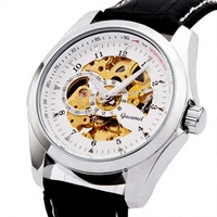 Antike Kamel-Herrenuhr mit Automatikwerk und Hohldesign, Modische Business-Armbanduhr mit Edelstahlarmband, 44mm Zeitmesser im Großhandel