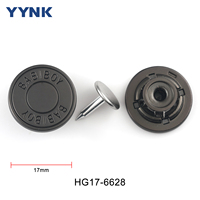 2025 nouveau bouton en métal Vintage de conception personnalisée placage sans nickel pantalon bouton et Rivet Kit pour jean, pantalon en jean, vestes