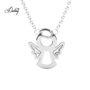 תליון כנפי מלאך ללא ניקל מגורשי <span class=keywords><strong>swarovski</strong></span> גבישי חג המולד מתנה מתנה מתנה מתנה מתנה מתנה מתנה מתנה לתינוק - Product Image 4