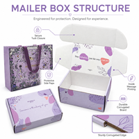 Boîtes en carton ondulé personnalisées pour emballage cadeau de robe de mariée, grandes boîtes d'expédition personnalisées avec logo