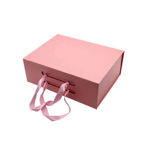 Caja de regalo magnética plegable con logotipo personalizado, embalaje lindo reciclable con asa, embalaje de lujo para regalos - Product Image 5
