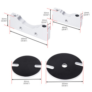Husqvarna Exhaust Mounting <b>Bracket</b> Kit <b>Silver</b> Steel For Off Road Motorcycle Repair Replacement Part Number TC072 - Product Image 2