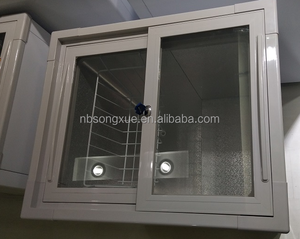 Congélateur à double porte ouverte, <span class=keywords><strong>petit</strong></span> volume de <span class=keywords><strong>100L</strong></span>, plat, double couche, avec porte coulissante en verre - Product Image 3