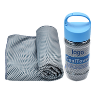 Serviette Rafraîchissante Super Efficace Portable à Séchage Rapide avec Logo Personnalisé, Serviette Glacée Anti-UV pour le Sport, la Gym et le Yoga