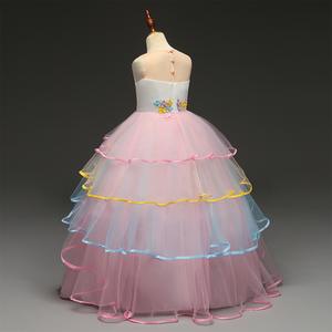 Vestido de Novia de Encaje Rosa Largo de Verano para Bebé, de Alta Calidad, Precio al por Mayor - Product Image 3