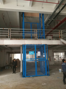 Elektrikli yük kaldırma platformu hidrolik yük asansörü taşınabilir depo kaldırma kafesi - Product Image 5