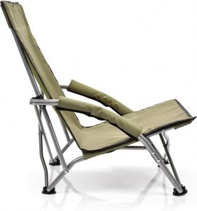 Silla Plegable Compacta de Metal con Soporte Lumbar para Conciertos, Festivales, Jardín, Camping, Terraza, Playa y Exteriores - Product Image 3