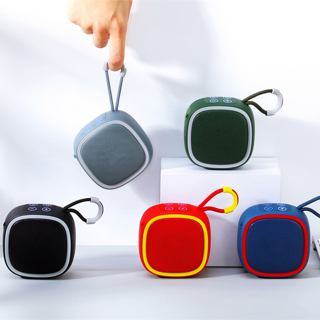 Powerful Mini Wireless 5.3 Outdoor Speaker Portable TWS Sound Box with TF Card Support HI-FI Loudspeaker