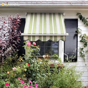Auvent polyvalent en aluminium à bras articulé avec inclinaison réglable, <span class=keywords><strong>manivelle</strong></span> ou <span class=keywords><strong>moteur</strong></span> tubulaire, faible entretien pour la maison et les marchés extérieurs - Product Image 4