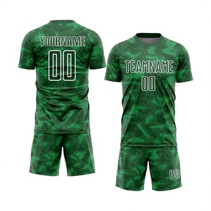 Custom Football Soccer Jerseys Heat-Transfer Printed 100% Polyester <b>Player</b> Name Front Quick Dry Breathable Unisex Adult Sports - Product Image 6