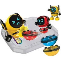 3 In 1 Mini Robot Speelgoed Tol Robot Battle Gyro Pull Back Auto Spinning In Wind Up Gyro Speelgoed voor Kids Geschenken