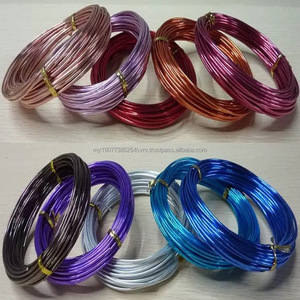 Premium Coloured Aluminium <b>Wire</b>-Assorted Bright Colours 1mm <b>Craft</b> <b>Wire</b> for Bending DIY Jewelry Making & Art Projects - Product Image 4