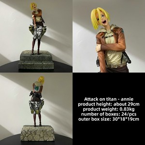 Figura de Acción de PVC de Annie Leonhart de Attack on Titan, Juguete de Moda, Regalo de Cumpleaños, Artículo Decorativo - Product Image 5