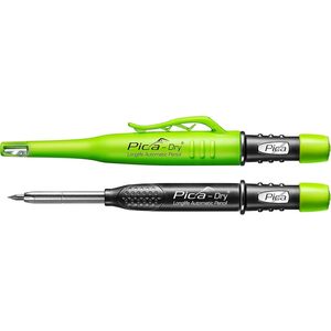 Crayon automatique Pica Dry Longlife avec 10 recharges pour charpentiers et menuisiers, mine en graphite de dureté H - Product Image 2