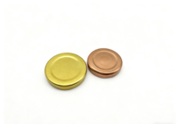Vente directe usine – Bouchons torsadés couleur or 43mm, 48mm, 53mm, 58mm, 63mm, 66mm, 70mm, 77mm, 82mm en fer blanc de qualité alimentaire, étanches pour bouteilles en verre