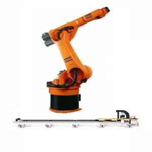 Kuka KR 60-3 Robot Arm 6 Axis As Pick And Place Machine Payload 60kg With CNGBS Linear Guides rail As Industrial Robots