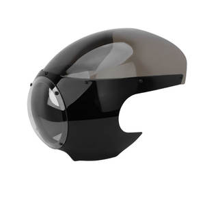 Kit de carénage de phare de 6 pouces de style rétro <span class=keywords><strong>Cafe</strong></span> Racer avec pare-brise pour moto ST250 - Product Image 4