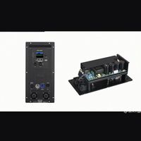 Module amplificateur à écran métallique 2 canaux 2300W 4000W 8 Ohms, carte amplificateur DSP pour caisson de basses 21 pouces haute puissance AES9500