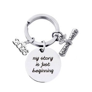 Llavero de Acero Inoxidable para la Temporada de Graduación 2026, Colgante Metálico Grabable, Logotipo Personalizado, Lote Pequeño, Regalo para Colgar en Bolsos, Coches o Teléfonos - Product Image 5