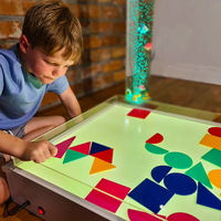 Équipement de salle sensorielle Table lumineuse à LED pour enfants Panneau de lumière LED interactif pour la thérapie de l'autisme Éducation précoce