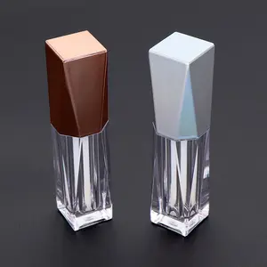 Batom líquido transparente do lábio, alta extremidade, gloss do lábio, embalagem de maquiagem