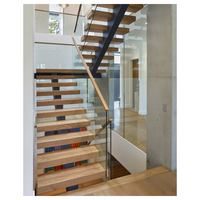 Escalier en acier à poutre simple, design personnalisé, pour usage commercial et résidentiel