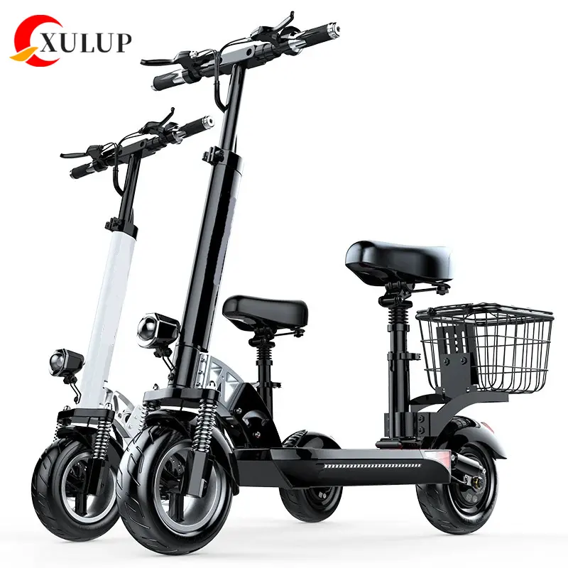 Xulup Q8 điện Scooter gấp điện Scooter người lớn động cơ xe đạp dành cho người lớn E di động Skateboard thành phố Bicicleta electrica e-xe đạp