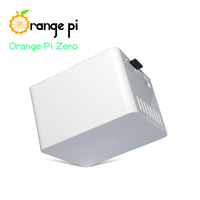 Casing Pelindung ABS Putih Original Brand Orange Pi Zero/Zero LTS dengan Kompatibilitas Papan Ekstensi