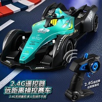 Voiture de course RC 4DRC F1 Formule 1, 8 canaux, électrique, avec pulvérisation d'eau, 2,4 GHz, haute vitesse, drift, télécommandée, jouet avec détection par montre