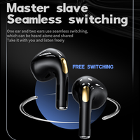 TWS Headset Stereo nirkabel, latensi rendah headphone Gaming musik 360 TWS earbud gaming nirkabel earphone in-ear