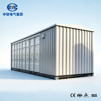 Gabinete de almacenamiento de batería Industrial comercial 480V 440V 110V 380V Salida Sistema solar fuera de la red Sistema de almacenamiento de energía de refrigeración por aire