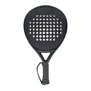 18K bọt thiết kế riêng của bạn biểu tượng tùy chỉnh sợi carbon bãi biển Tennis padel mái chèo vợt