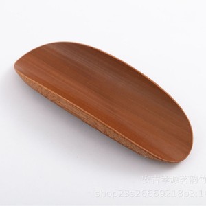 Cuchara de Té Ovalada de Bambú Carbonizado Pulida a Mano, Accesorio para la Ceremonia del Té - Product Image 1