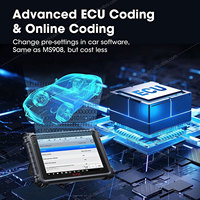 Autel MaxiCOM MK906 PRO Vehículo OBD 2 Herramienta de diagnóstico con Bluetooth VCI Sistema completo profesional Escáner de coche Herramientas
