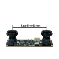 Module de caméra multi-caméras synchronisé, enregistrement des données avec marquage temporel, caméra stéréo 3D, IMU, VR, double objectif 2MP, USB2.0, 3840*1200 AR0234
