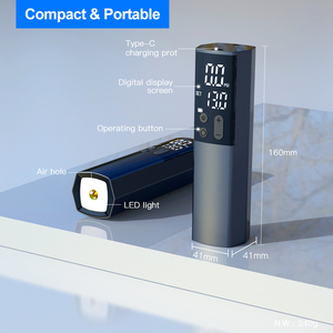 Pompe à <span class=keywords><strong>ballon</strong></span> électrique Gonflage Dégonflage Jauge de pression numérique ABS 4 modes prédéfinis <span class=keywords><strong>Gonfleur</strong></span> automatique pour basket-ball football - Product Image 2