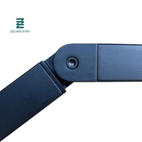 Raccord de tuyau carré en acier inoxydable connecteur Flexible coude de main courante réglable pour rampes d'escalier