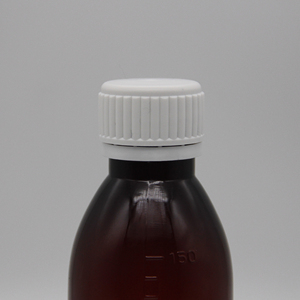 Bpa-free 150ml hổ phách <span class=keywords><strong>Pet</strong></span> nạc rỗng ho Syrup chai với bằng chứng giả mạo cap - Product Image 3