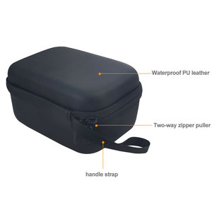 Estuche de Transporte Impermeable de Cuero PU y EVA para Monitor de Presión Arterial, Bolsa de Almacenamiento Portátil para Esfigmomanómetro Digital con Bolsillo de Malla - Product Image 4