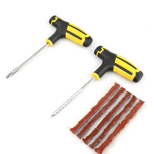 Kit de réparation de pneus de voiture, kit de réparation de pneus, ensemble d'outils à rivets, réparation de crevaisons sans chambre à air pour voiture et vélo, pièces automobiles de <span class=keywords><strong>garage</strong></span>, réparation de crevaisons de pneus - Product Image 4