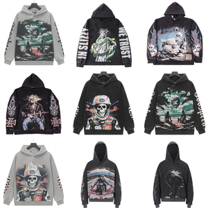 Hiver 2026 – Sweat à capuche homme 100 % coton de haute qualité, coupe oversize avec lettres, respirant, écologique, épais, style streetwear - Product Image 1