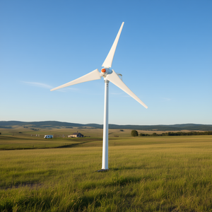 D0100HACEFV กังหันลมผลิตไฟฟ้า 500W 24V ใบพัดสามใบ ปรับทิศทางลมได้ ความเร็วเริ่มต้น 2.5 เมตร สำหรับบ้าน ฟาร์ม รถบ้าน - Product Image 2