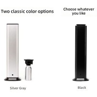 Diffuseur d'arômes autonome S3000 en aluminium et PP, noir/argent (en option), 12W DC 12V, pour espaces moyens, machine à parfum
